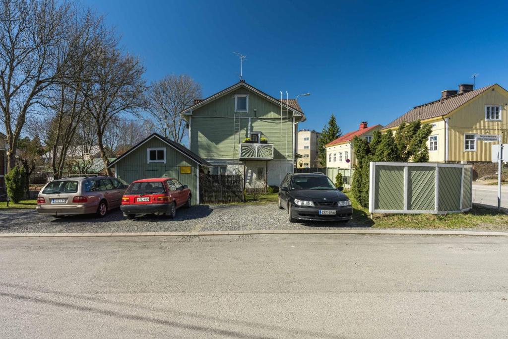 Wooden studio with parking near Aura river 8