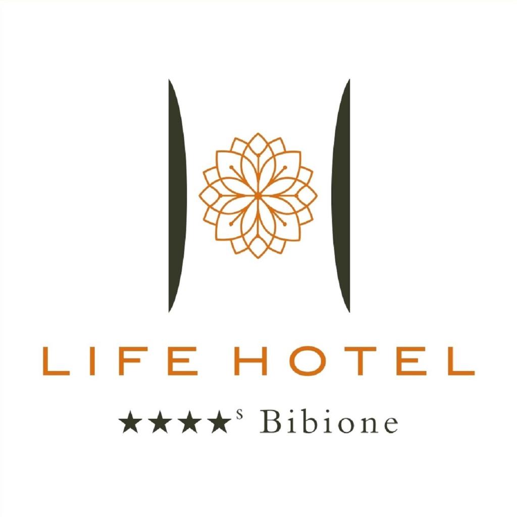 un logo pour un hôtel vivant à Billeton dans l'établissement Life Hotel 4 Superior, à Bibione