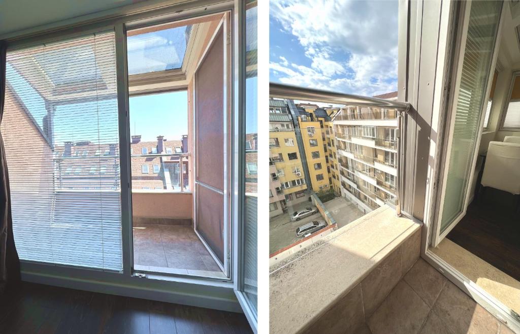 Unique Luxurious Jacuzzi PENTHOUSE DUPLEX in City Center! 2 BATHS! FREE PARKING! 4