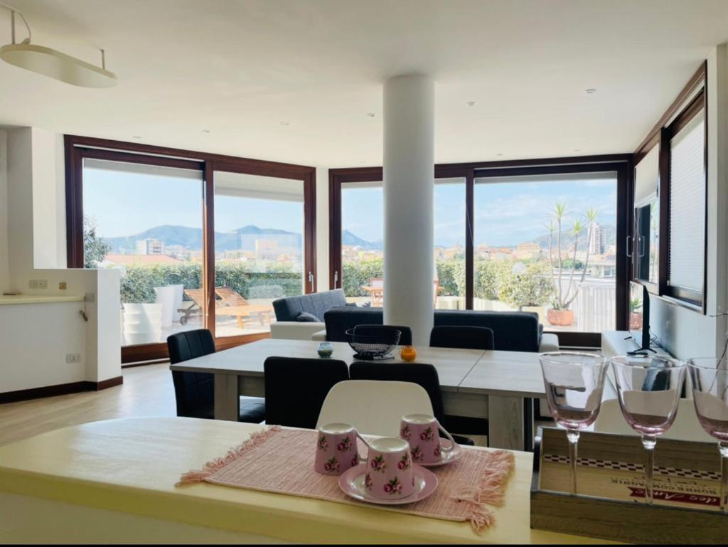 Sunny rooftop loft with gorgeous views of Olbia