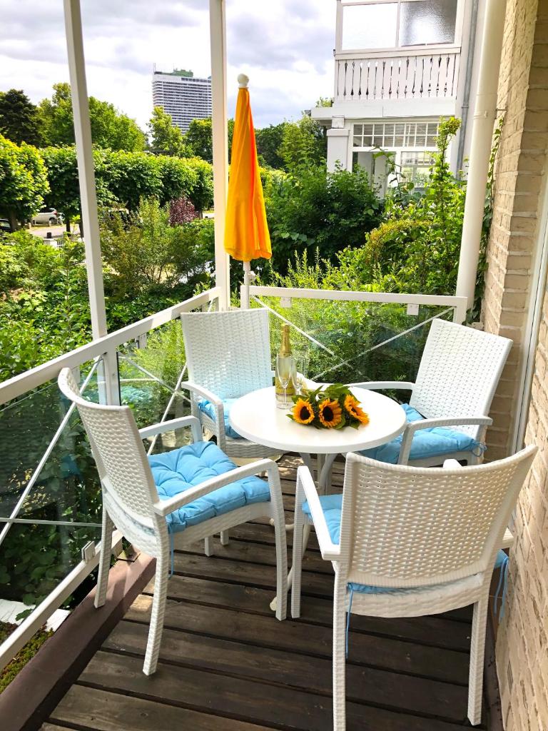 Apartment Kaiserperle mit Balkon direkt am Strand 1