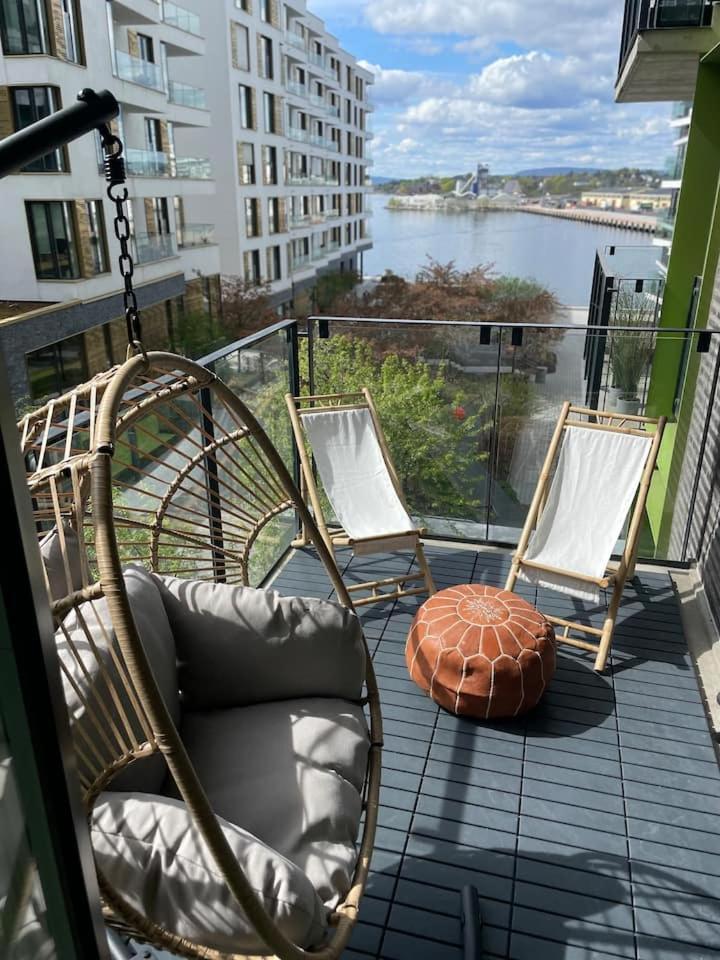 Bright & exclusive 1BR in Prime Location, located on water in Oslo center with see view to Oslo fjord 8