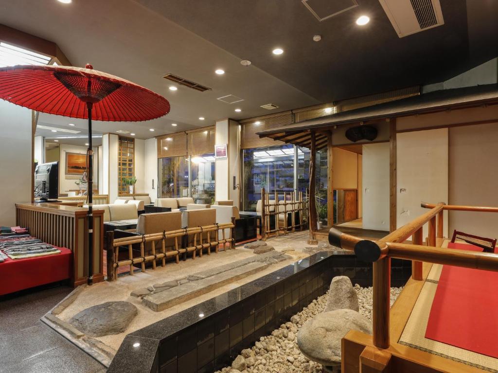 Coin salon dans l'établissement Ohashikan