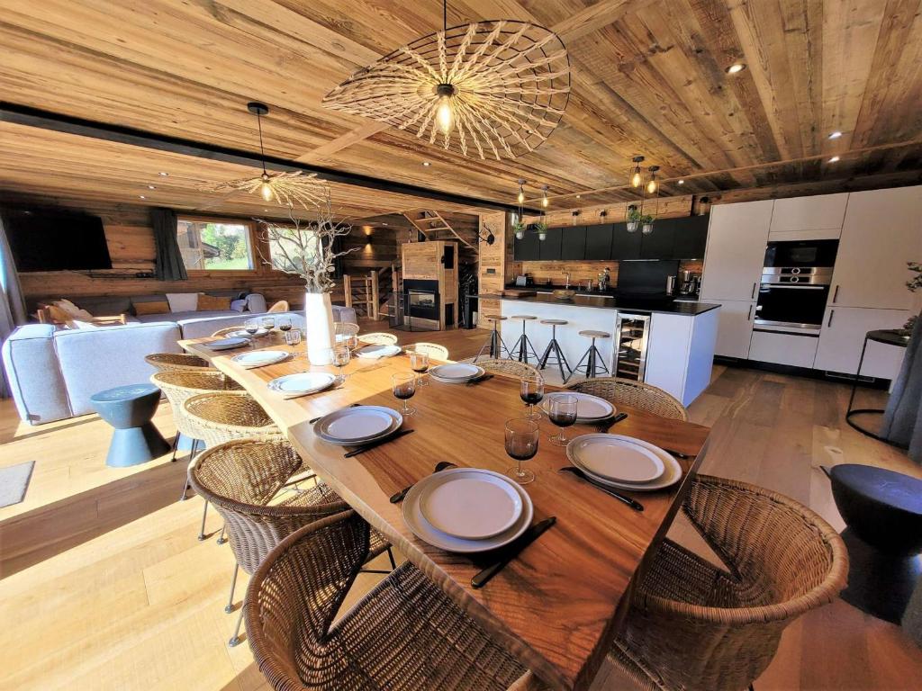 Chalet spacieux 5* avec jacuzzi et sauna, animaux acceptés - FR-1-598-41