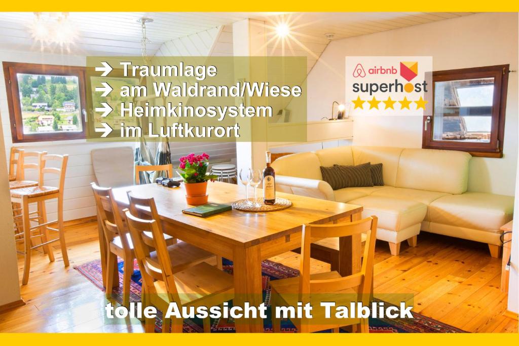 Wohlfühl-Ferienwohnung 80 qm, 8 Personen, Aussicht & Heimkino 1