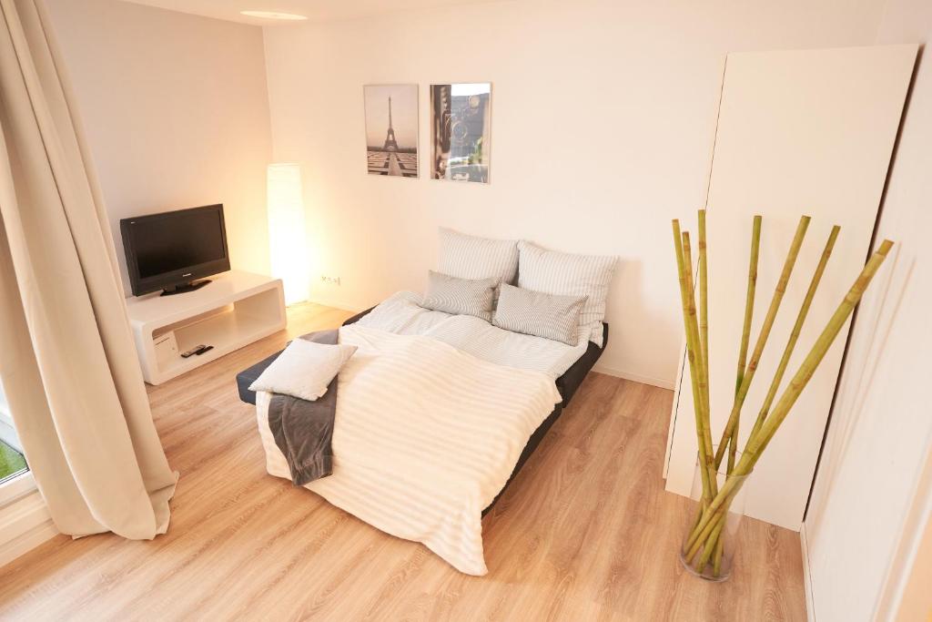 Gemütliches und helles Studio Apartment mit Balkon, Badewanne, WLAN, Parkplatz 5