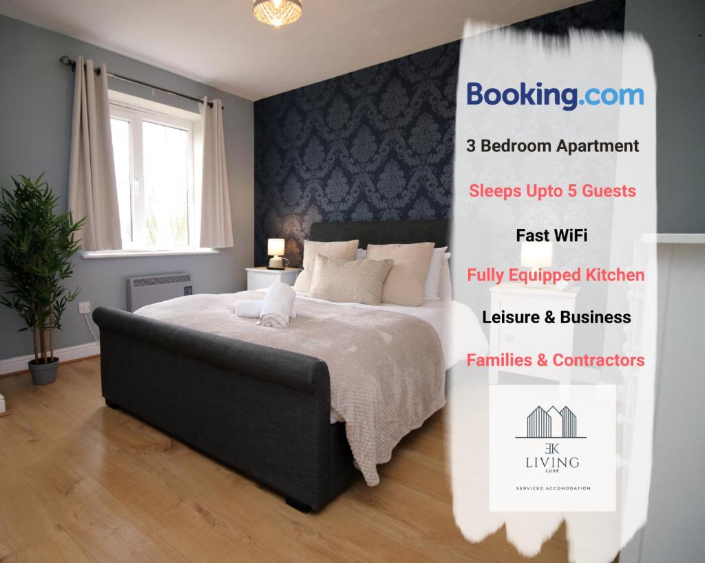 Spacious 3 Bedroom Duplex Apartment On Cardiff Bay - Free Private Parking - By EKLIVING LUXE 2