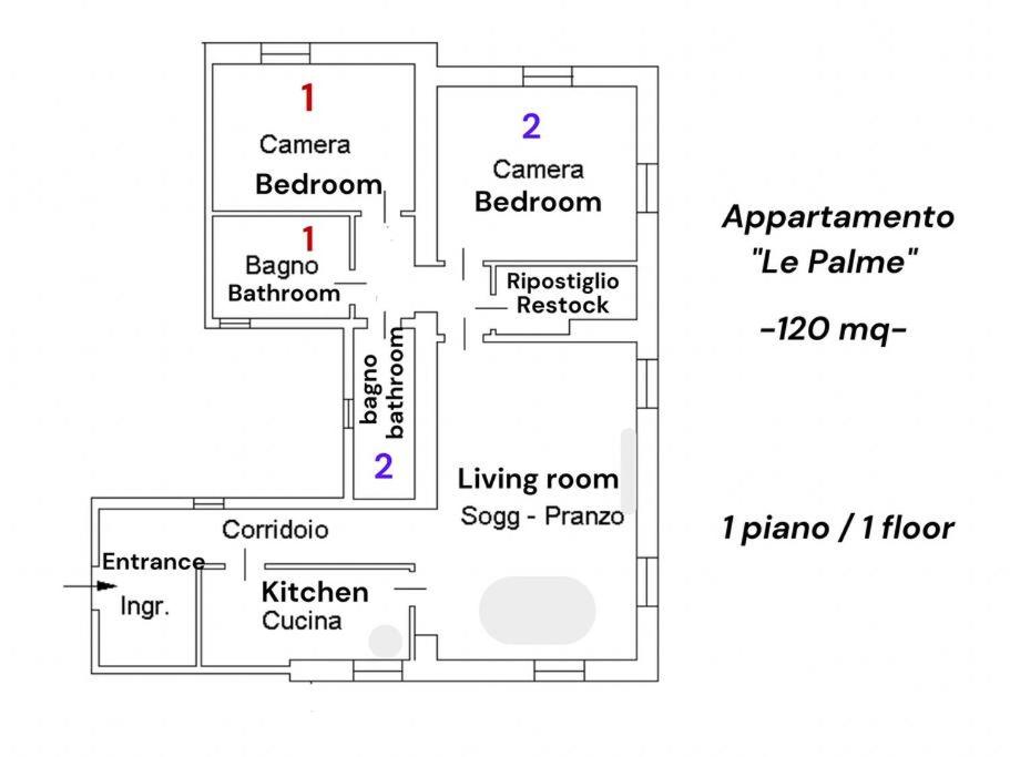 -Piazza Mazzini- 120 mq - 2 camere - 2 bagni e Garage 7
