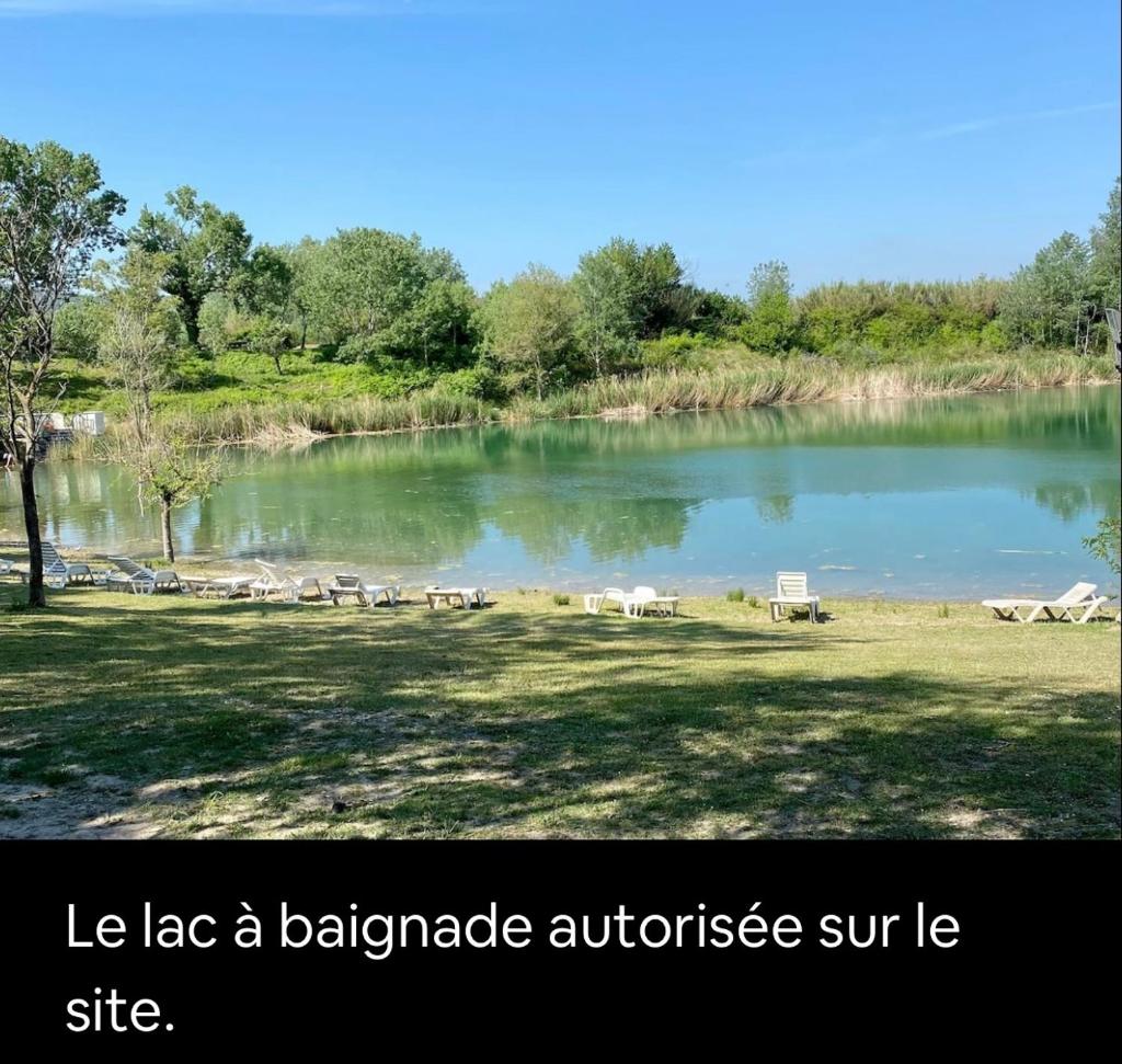 Paysage naturel près de le camping