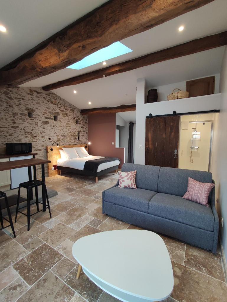 Studio 30m2 La Cave - Les Gîtes du Lac - Proche Nantes avec Terrasse 1