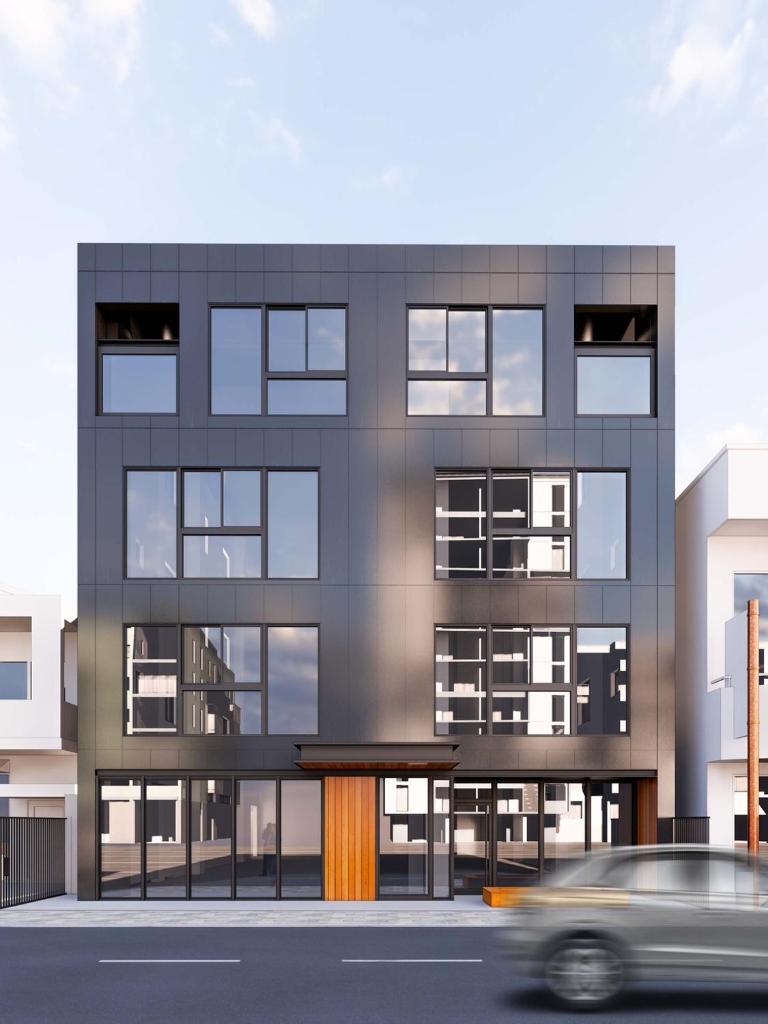 un bâtiment avec une voiture devant dans l'établissement Ureshino Onsen Yadoya Uchiroji, à Ureshino