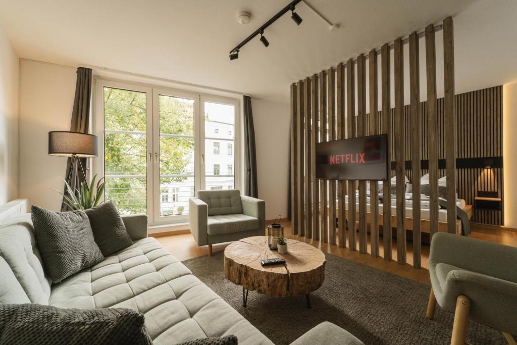 RAUM921 - Stilvolles Apartment - WLAN, Tiefgarage, Küche, Netflix 5