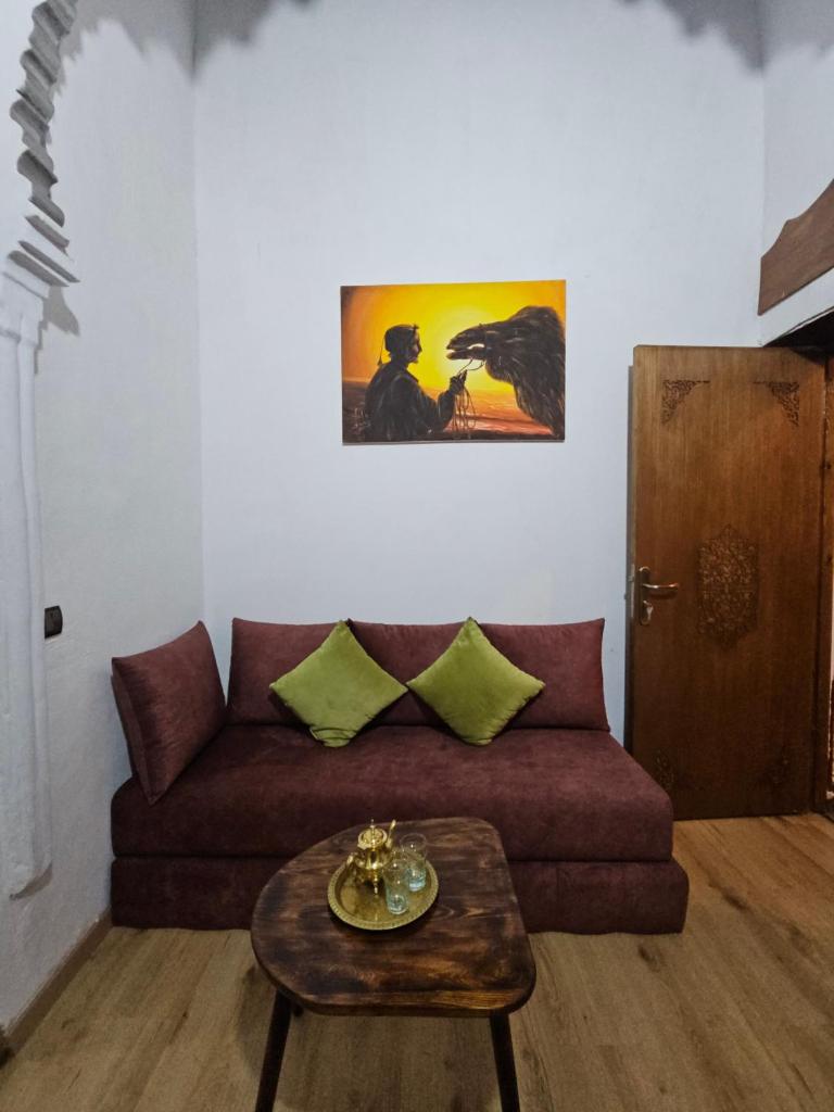 Coin salon dans l'établissement DAR SABA