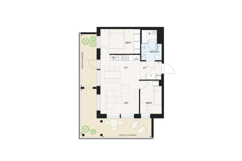 New 2BR with Balcony, Sauna & Great Location 8
