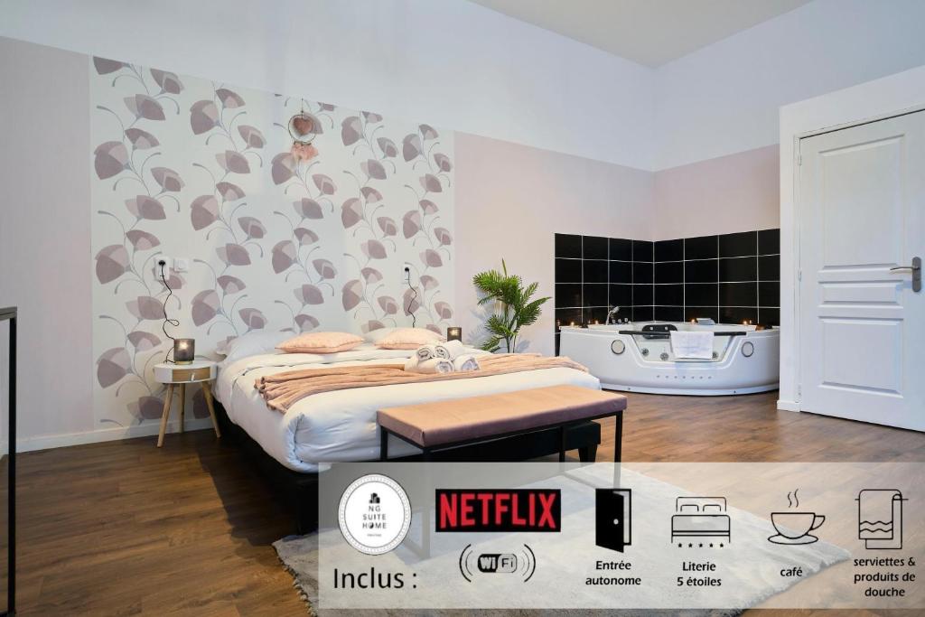 NG Prestige - Nain - Suite Spa Privatif - Jacuzzi - Netflix - Projecteur 2