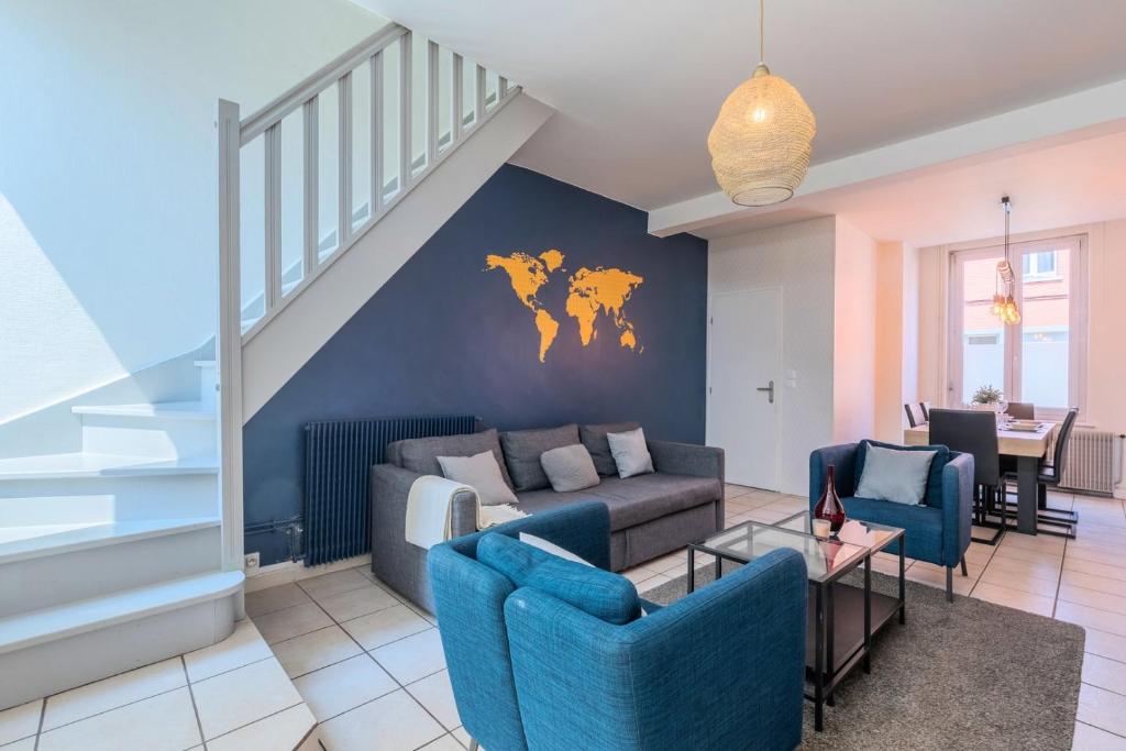 4 BR & 4 bathroom house close to Parc Barbieux 2