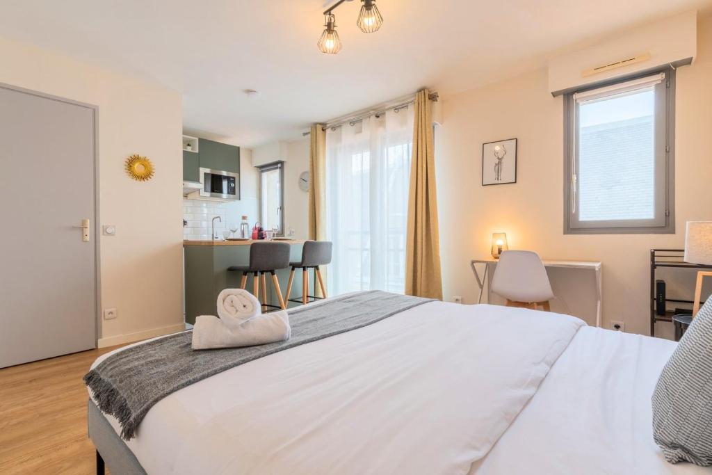 Lille Hypercentre equipped studio for 2 people! 7