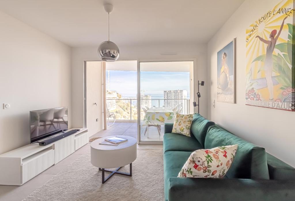 Superb new 2-room apartment -parking border Monaco 8