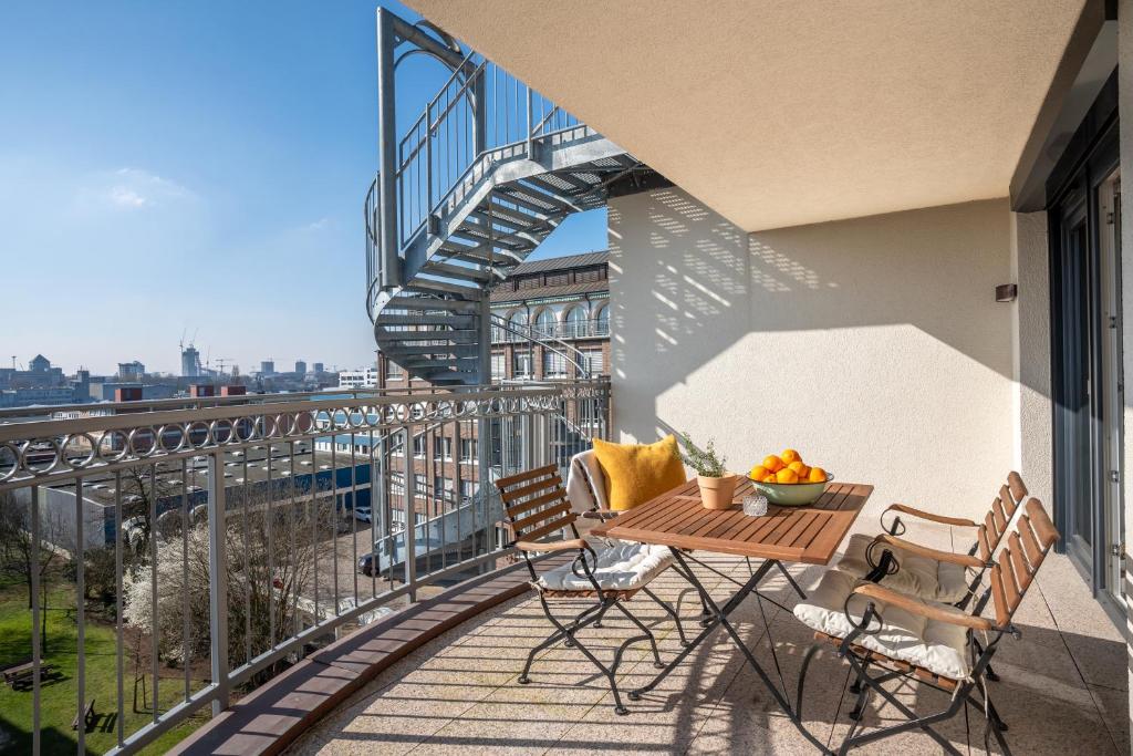 CLS Business Apartment Hamburg zentral, Balkon mit Weitblick, Tiefgarage, 67 qm 6
