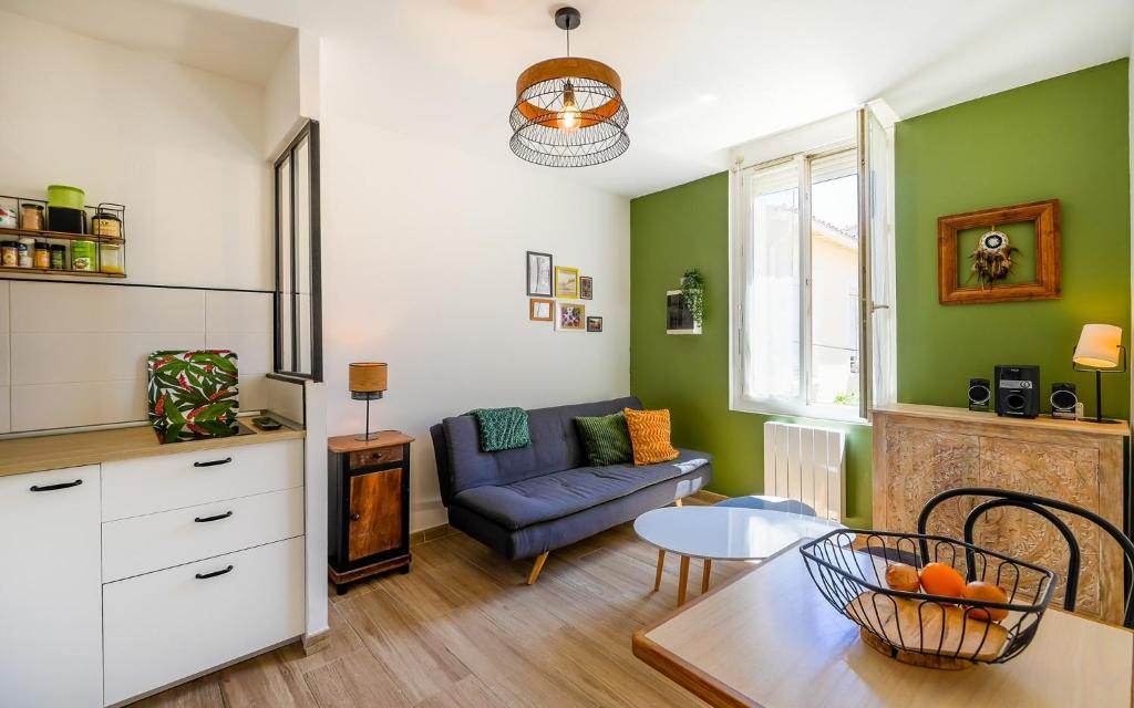 Verde y Terracotta, T2, Centre-ville, Figuerolles 4