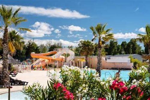 Piscine de l'établissement Mobil Home Abricotiers 1 ou située à proximité