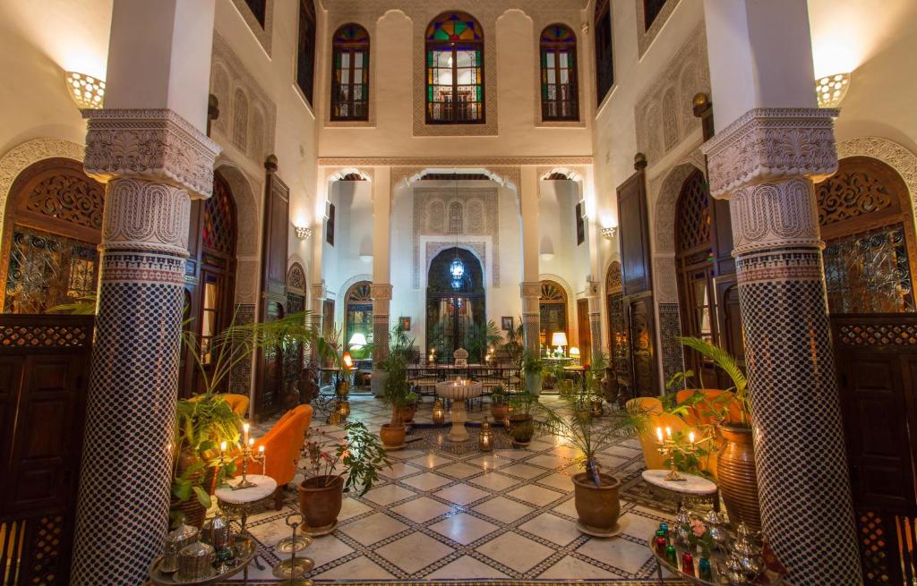 une image du hall d'un bâtiment dans l'établissement Riad Norma, à Fès