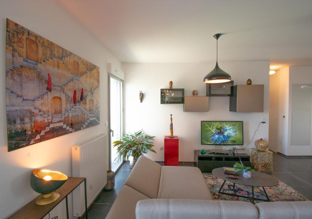 Appartement 90m2-Roof Top privé 100m2-Parking privé-Clim mobile 5