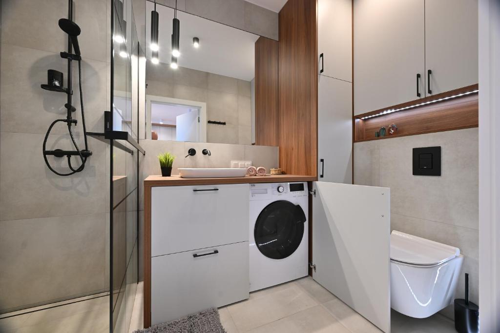 Apartament w stylu Feng Shui na 10 piętrze z widokiem, bezpłatny parking, nowy budynek, dostęp na kod 3