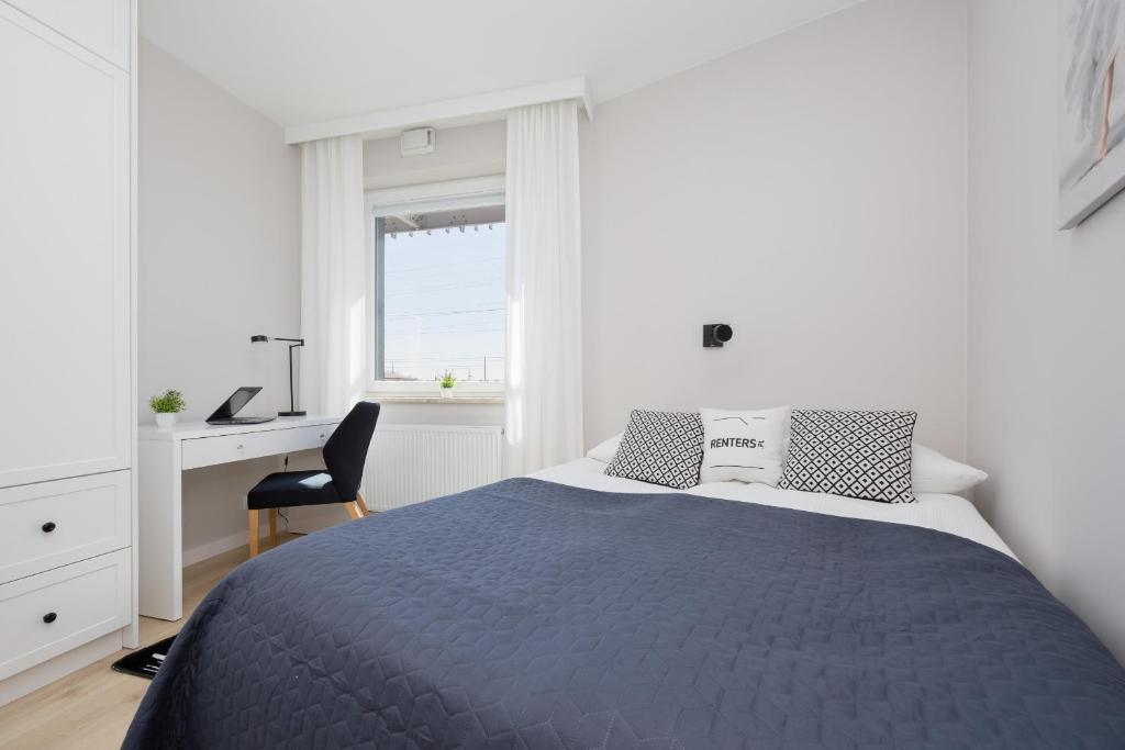 Stacja Wola Nowoczesny Apartament z Balkonem i Parkingiem Warszawa by Noclegi Renters 5