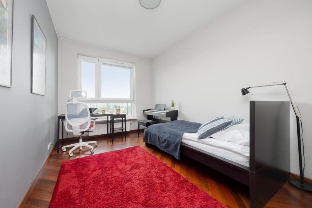 Nowoczesny Apartament z Parkingiem na Pradze Południe w Warszawie by Noclegi Renters 2