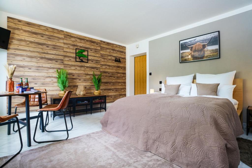 Helles, Chalet-Stil Apartment mit Allalinblick