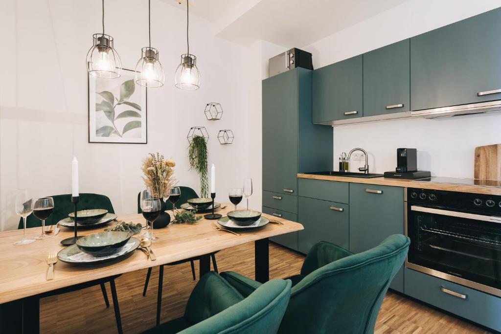Oasis Appart - Wohnen in Dresden - Netflix - Tiefgarage - Dachterrasse 5
