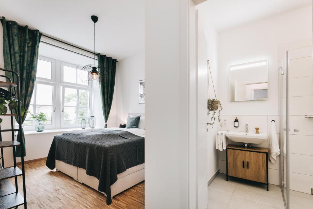 Oasis Appart - Wohnen in Dresden - Netflix - Tiefgarage - Dachterrasse 4