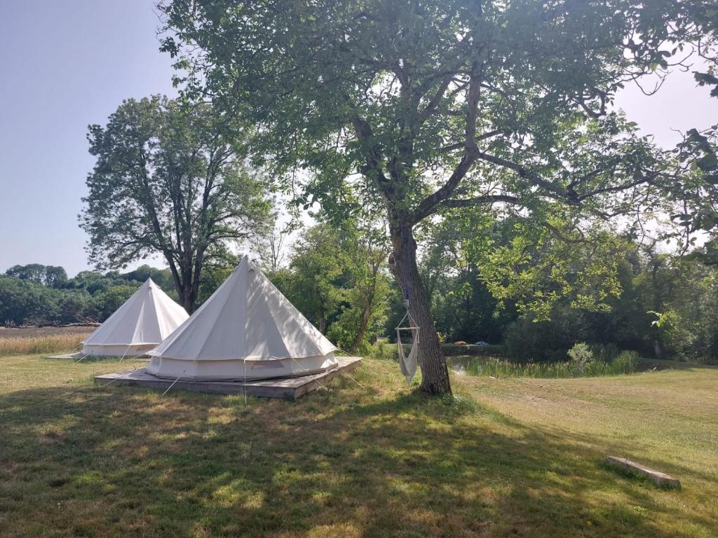 Photo de la galerie de l'établissement L'écolodge des champs, à Prailles