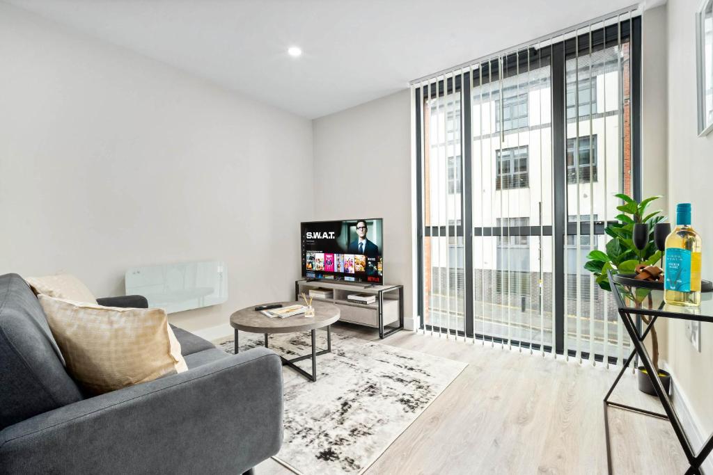 City Centre - 2 Bedrooms - Smart TV - WIFI - Jewellery Quarter - Intercom - 4AH 8