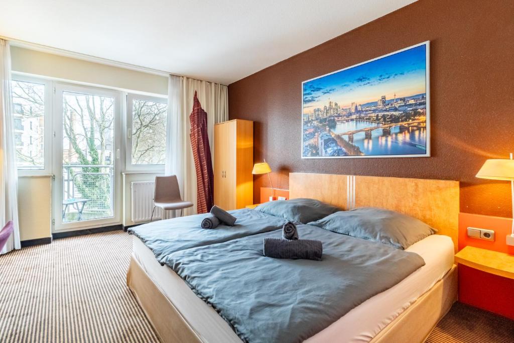 Nähe Frankfurt Messe mit Netflix und Balkon 1