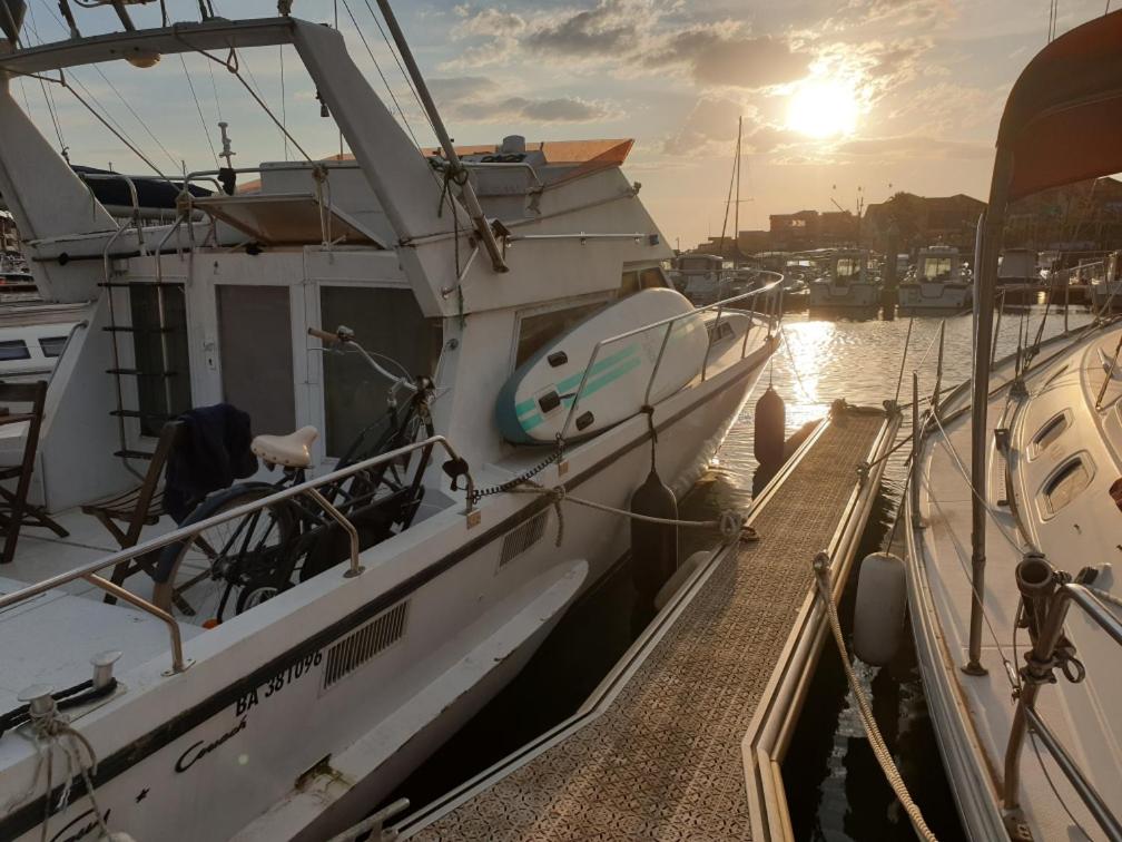 - deux bateaux amarrés à un quai dans l'établissement Insolite, à Capbreton