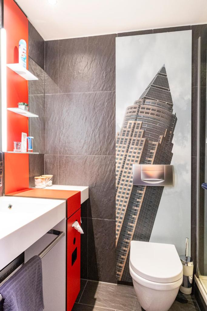Nähe Frankfurt Messe mit Netflix und Balkon 3