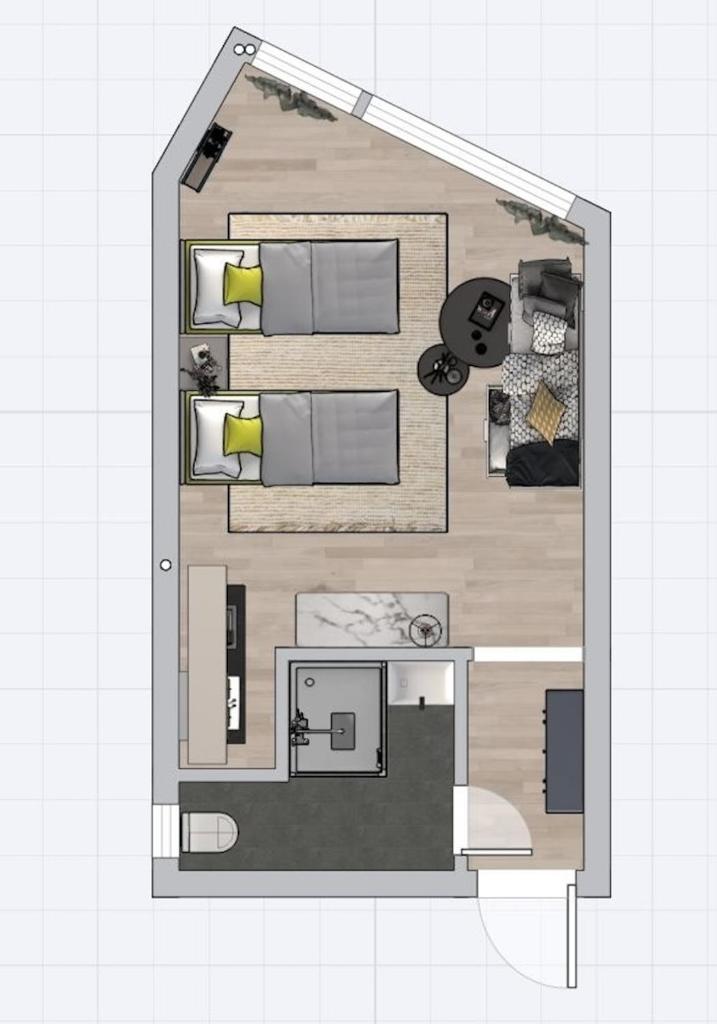 Modernes City Apartment 4