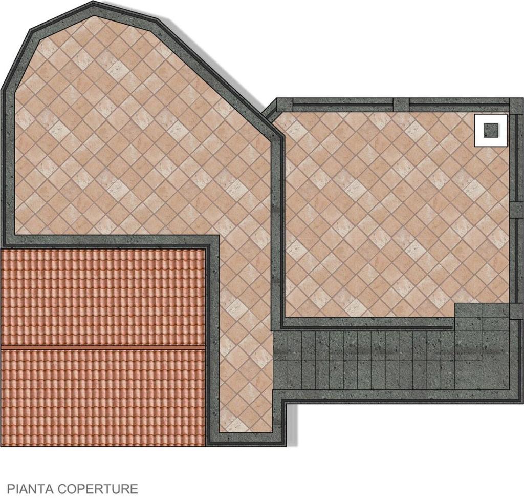 un dessin d'une porte en briques dans l'établissement Villa Chez Piè Panoramic Views Pool and Guest Services, à SantʼAgata sui Due Golfi 80 autres photos