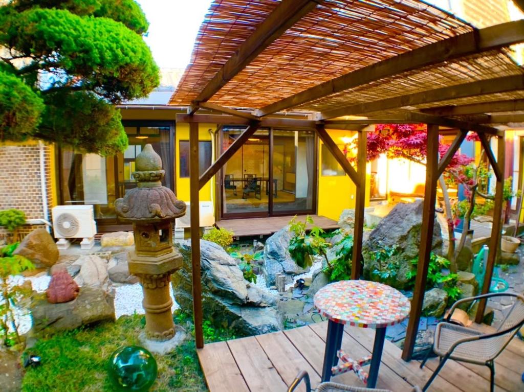 Jardin de l'établissement Japanese style hotel and dining Morigen