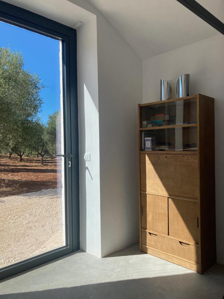 Photo de la galerie de l'établissement Trulli au milieu d'un champ d'oliviers avec piscine, à Ceglie Messapica