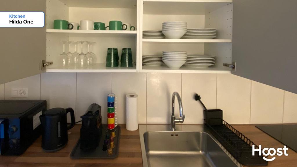 H1 with 4,5 Room, Bathroom, Kitchen, Central, quiet & modern with office 5