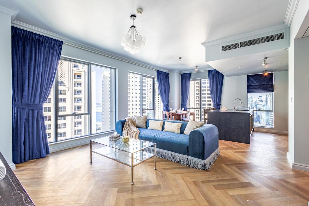 Unique JBR Gem - Full Sea View - Designer's Choice - 5 min walk from JBR Beach