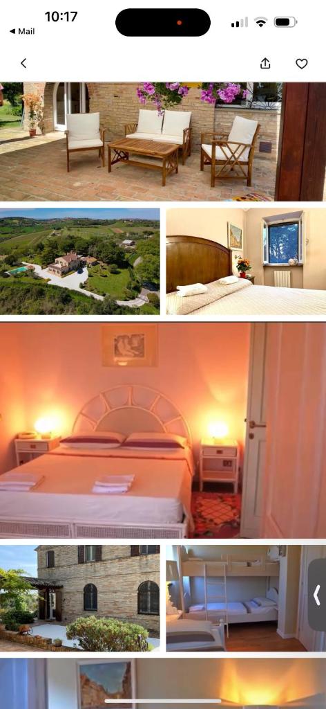 un collage de photos d'une chambre d'hôtel dans l'établissement Your-All-Season-Paradise, Sea View, Adria, in Italy, à Potenza Picena 157 autres photos