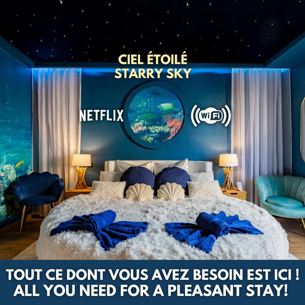 CathyVoyages - Ciel étoilé - Bord de Mer - Parking gratuit - Vidéoprojecteur - Lit rond - La Paillote Strasbourgeoise 1