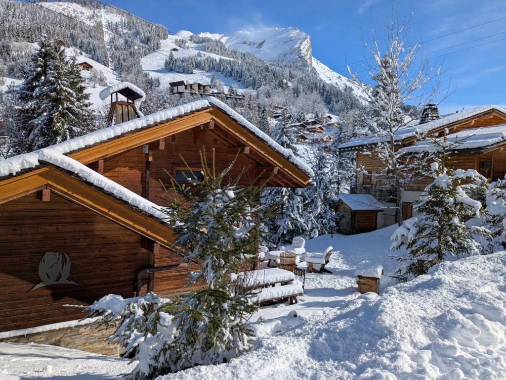 Chalet de l'Ours, 4 étoiles, avec spa et proche des pistes