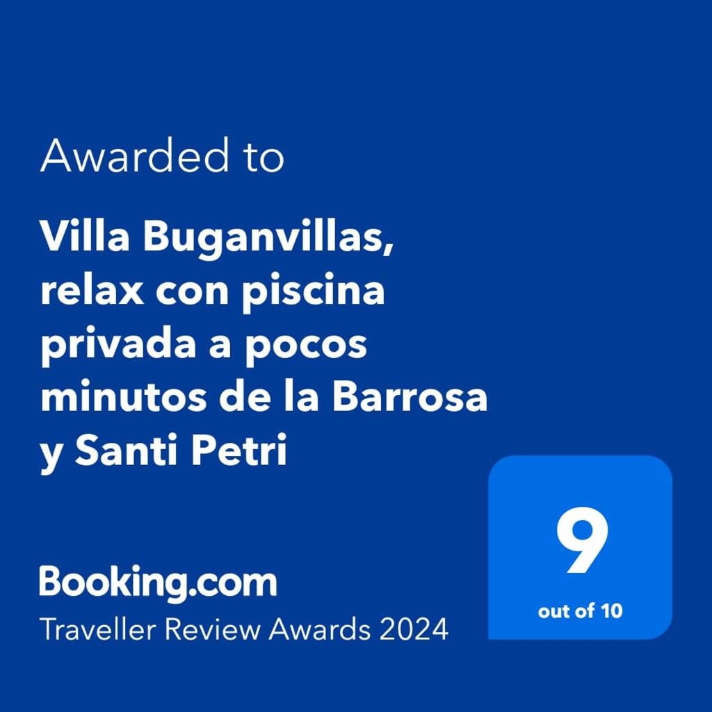 Villa Buganvillas, relax con piscina privada a pocos minutos de la Barrosa y Santi Petri 2