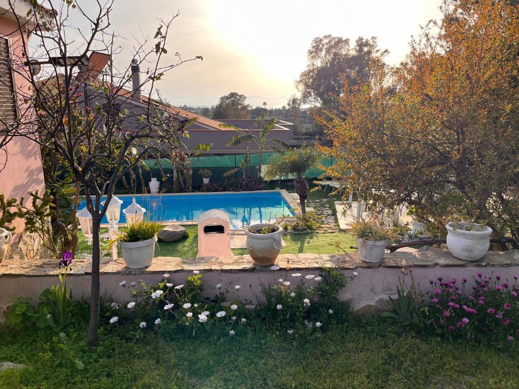 Jardin de l'établissement Villa Abeti