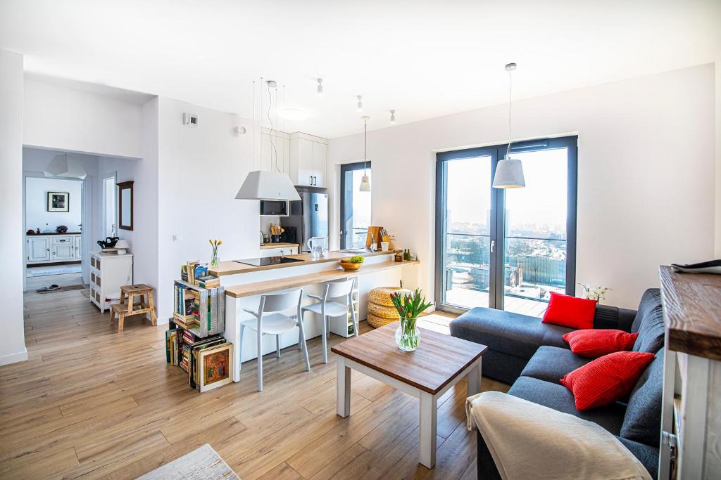 Panorama Penthouse - city center 100m2, fast wi-fi 4